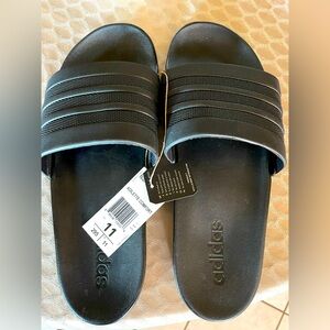 Men’s Adidas Black Slide Sandals Size 11